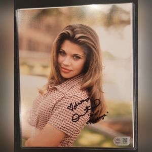 Danielle Fishel signed photo with Topanga Inscription.